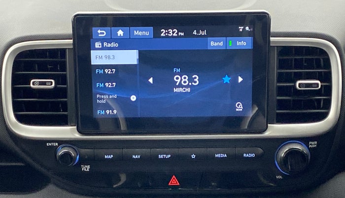 2019 Hyundai VENUE 1.0 Turbo GDI DCT AT SX+ DT, Petrol, Automatic, 28,625 km, Infotainment System