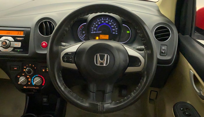 2015 Honda Brio VX MT, Petrol, Manual, 14,489 km, Steering Wheel Close Up