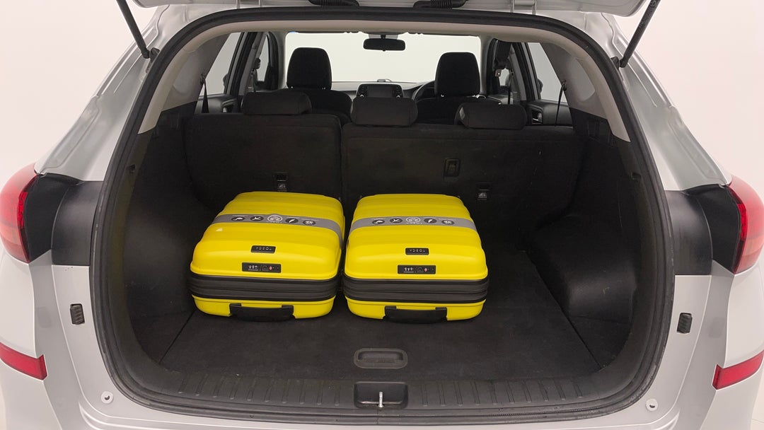 Boot Inside View with Luggage