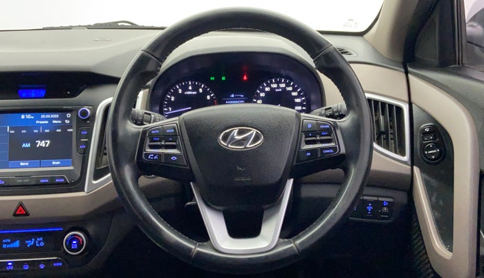 2019 Hyundai Creta 1.6 SX (O) VTVT, Petrol, Manual, 60,781 km, Steering Wheel Close Up