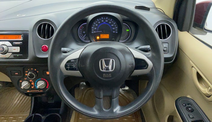 2015 Honda Amaze 1.2 SX MT I VTEC, Petrol, Manual, 40,636 km, Steering Wheel Close Up