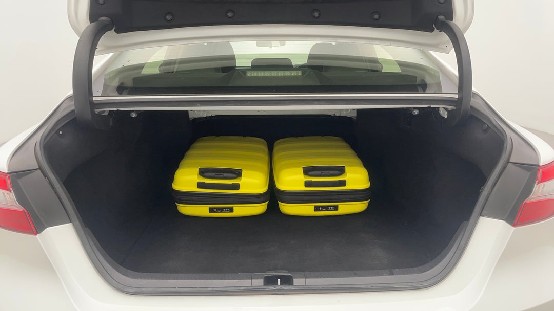 Boot Inside View with Luggage