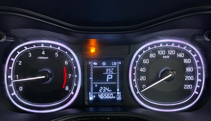 2020 Maruti Vitara Brezza ZXI PLUS AT SHVS, Petrol, Automatic, 46,733 km, Odometer Image