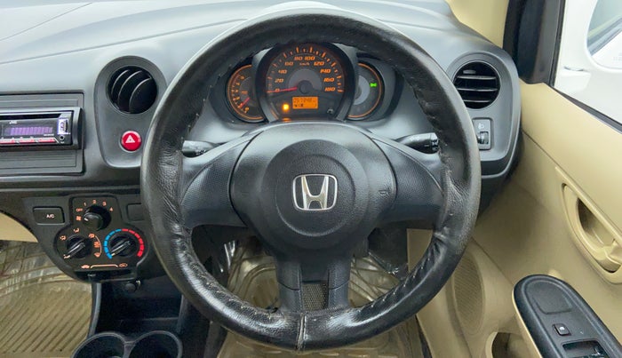 2014 Honda Amaze 1.5 EMT I DTEC, Diesel, Manual, 57,348 km, Steering Wheel Close-up