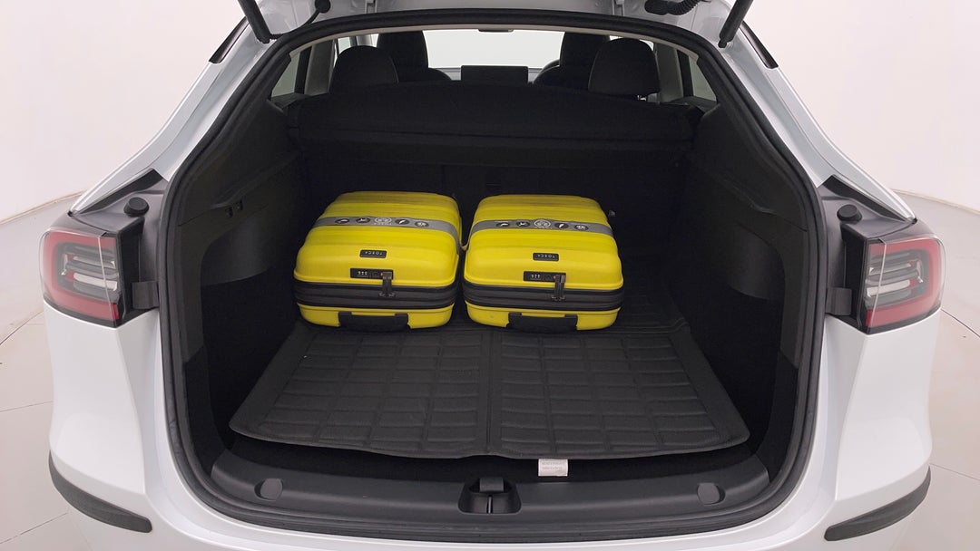 Boot Inside View with Luggage