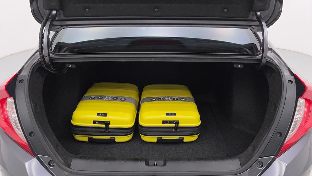 Boot Inside View with Luggage