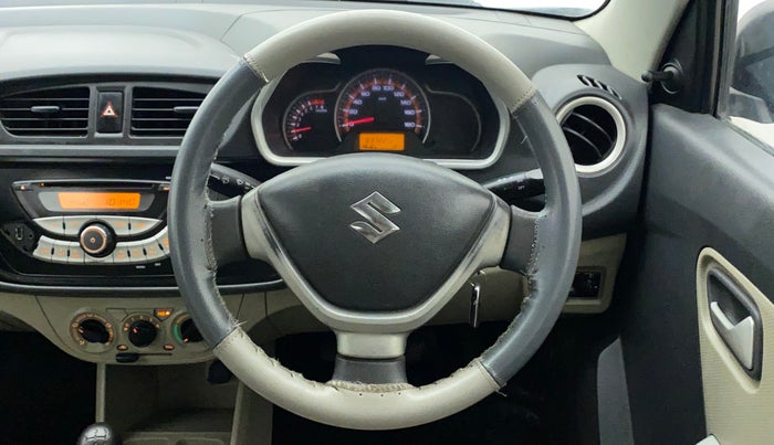 2015 Maruti Alto K10 VXI, Petrol, Manual, 83,776 km, Steering Wheel Close Up