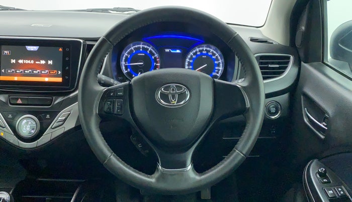 2019 Toyota Glanza V MT PETROL, Petrol, Manual, 18,485 km, Steering Wheel Close Up