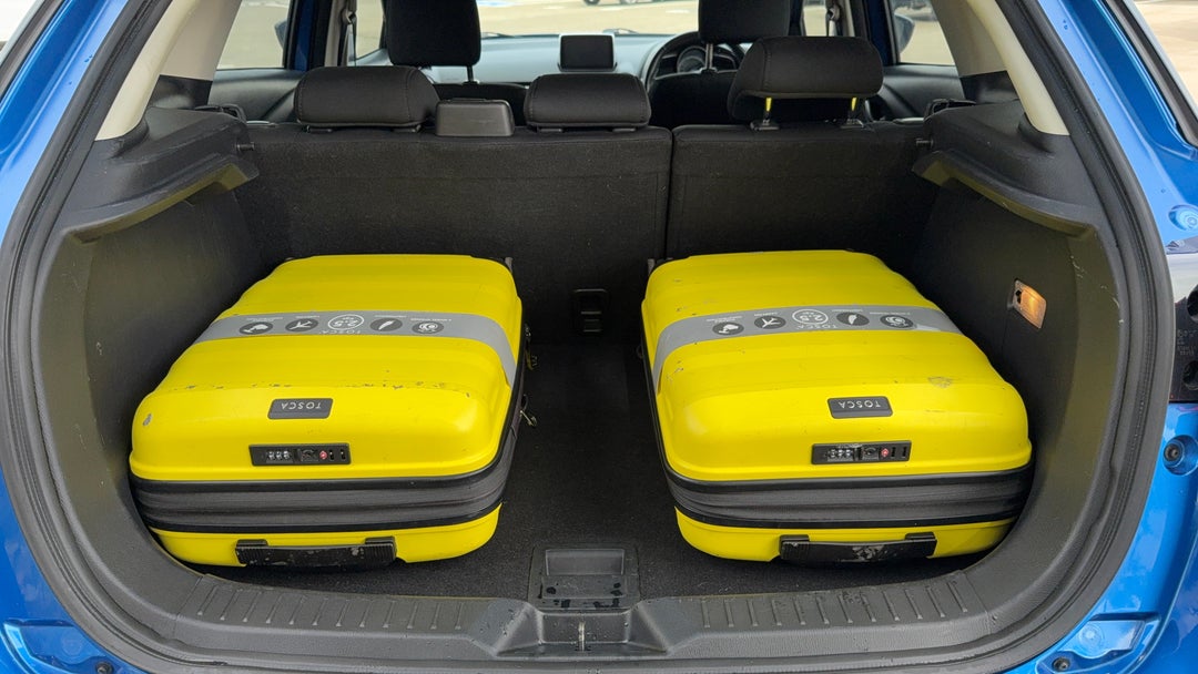 Boot Inside View with Luggage