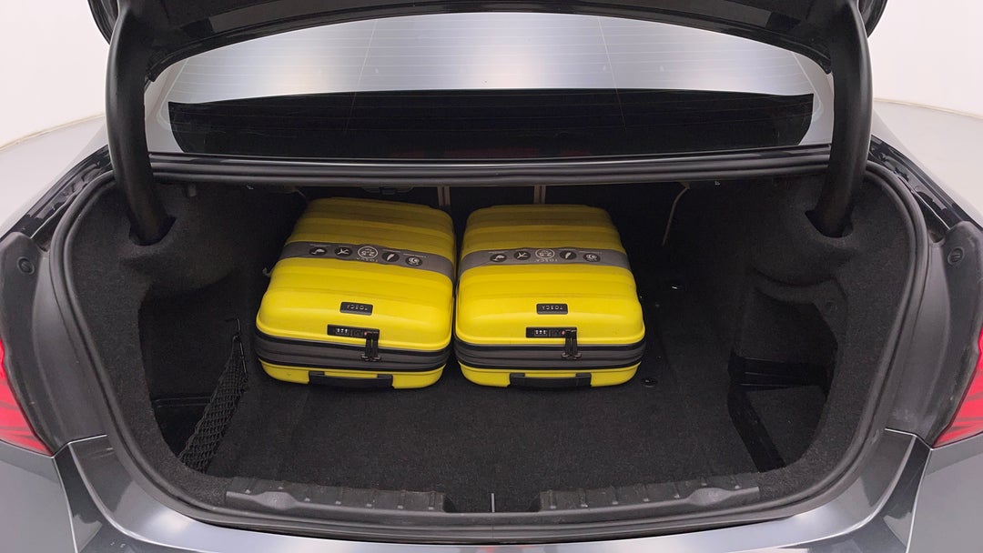 Boot Inside View with Luggage