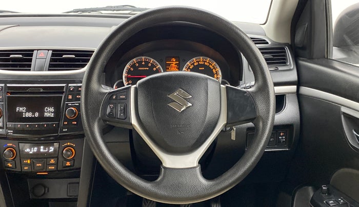 2013 Maruti Swift ZXI D, Petrol, Manual, 41,299 km, Steering Wheel Close Up