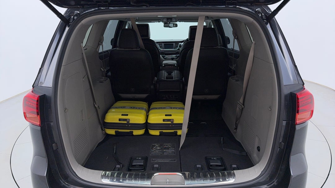 Boot Inside View with Luggage