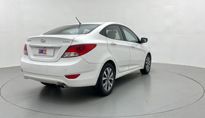 2014 Hyundai Verna FLUIDIC 1.6 SX CRDI, Diesel, Manual, 94,411 km, Right Back Diagonal