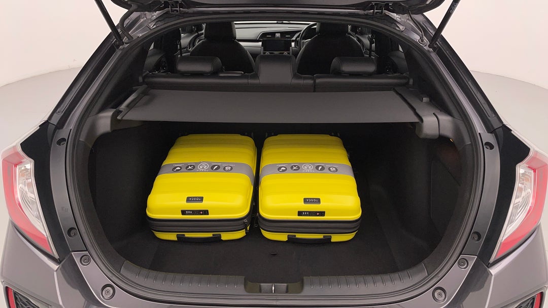 Boot Inside View with Luggage