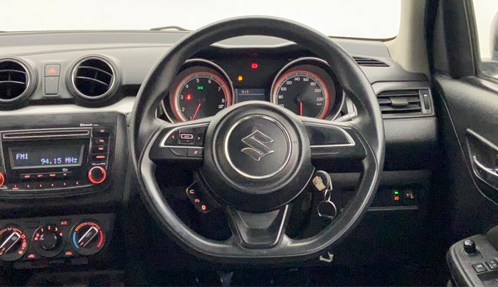 2018 Maruti Swift VXI D, Petrol, Manual, 37,948 km, Steering Wheel