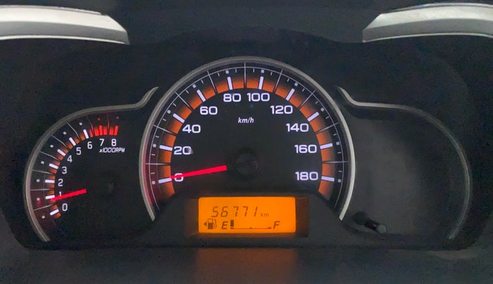 2016 Maruti Alto K10 VXI P, Petrol, Manual, 57,110 km, Odometer Image