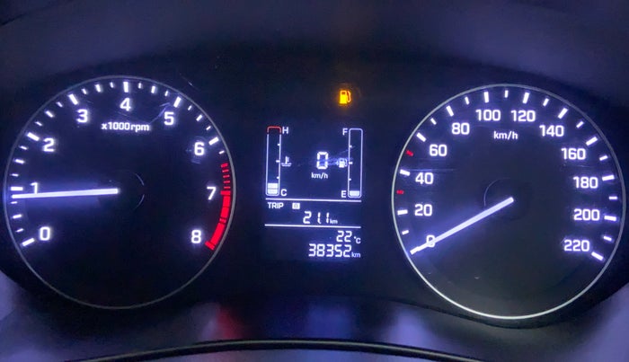 2016 Hyundai Elite i20 SPORTZ 1.2, Petrol, Manual, 38,352 km, Odometer Image