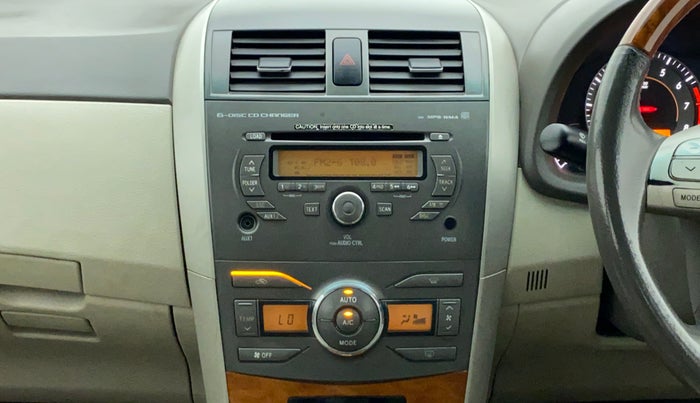 2010 Toyota Corolla Altis 1.8 G, Petrol, Manual, 52,747 km, Air Conditioner