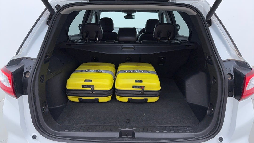 Boot Inside View with Luggage