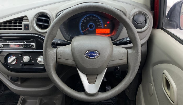 2016 Datsun Redi Go T (O), Petrol, Manual, 70,104 km, Steering Wheel Close Up
