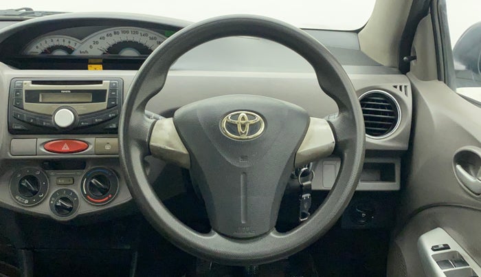 2011 Toyota Etios V, Petrol, Manual, 69,350 km, Steering Wheel Close Up