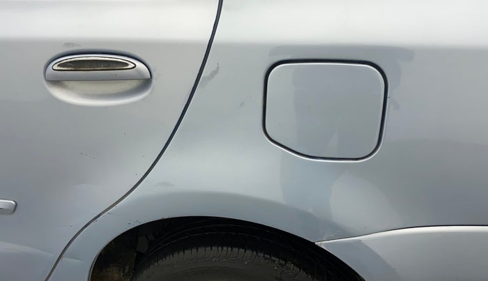 2011 Toyota Etios V, Petrol, Manual, 69,350 km, Left quarter panel - Minor scratches