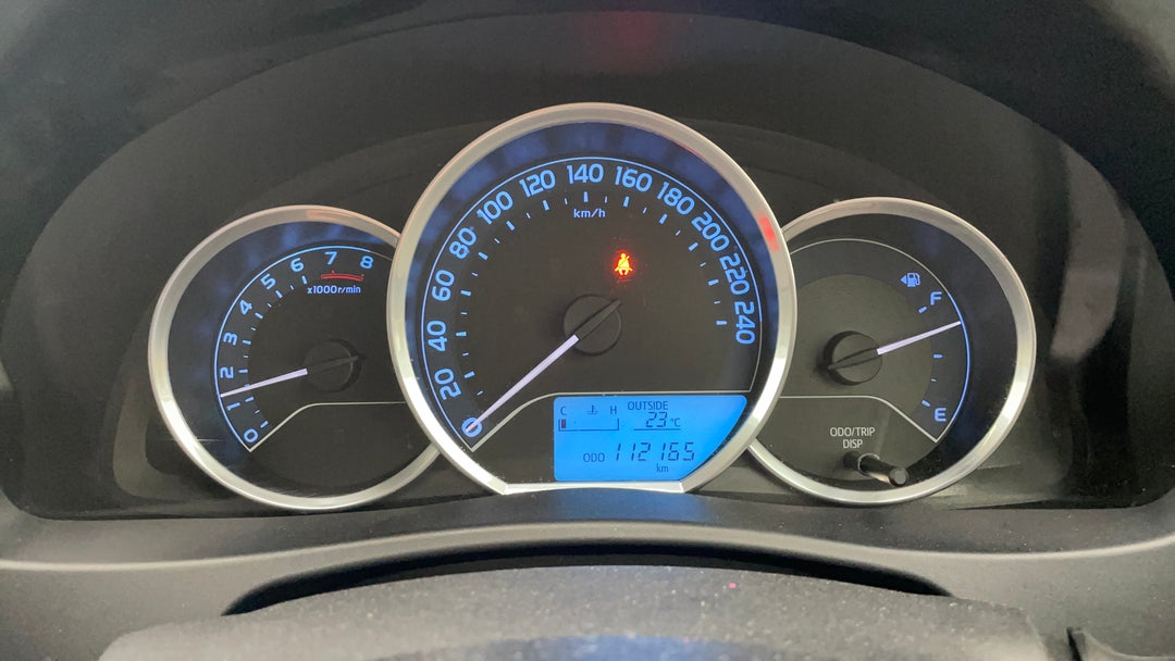 2016 Toyota Corolla Ascent Sport, Manual, 112165 km, Odometer View