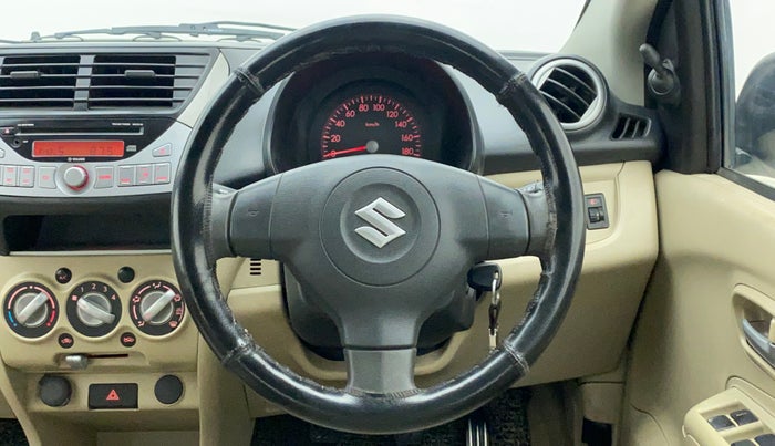 2012 Maruti A Star VXI, Petrol, Manual, 74,154 km, Steering Wheel Close Up