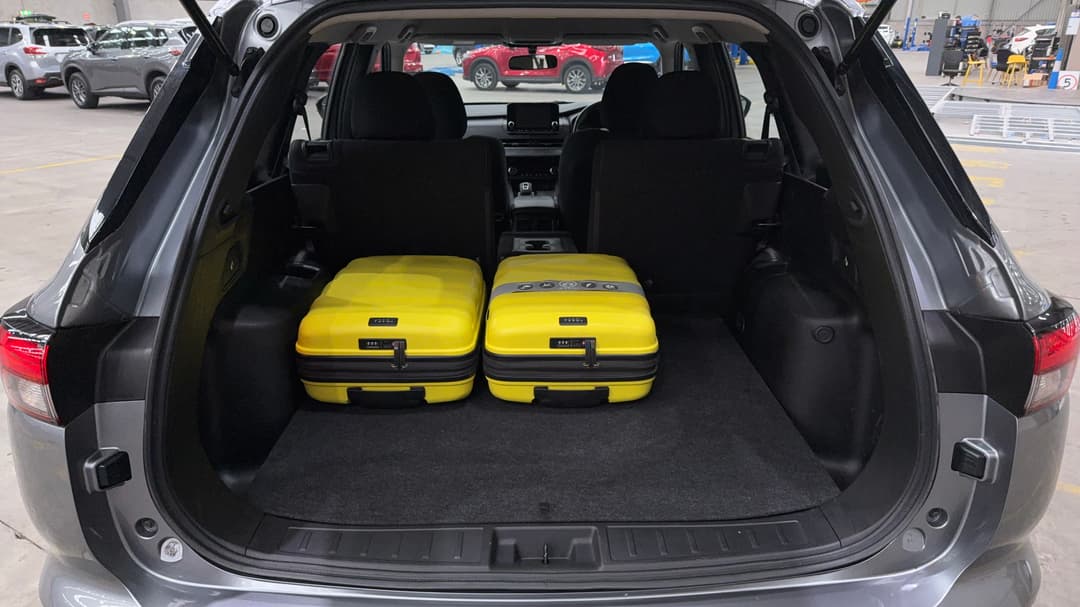 Boot Inside View with Luggage