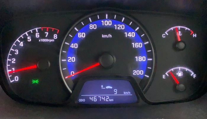2014 Hyundai Xcent S (O) 1.2, Petrol, Manual, 46,742 km, Odometer Image