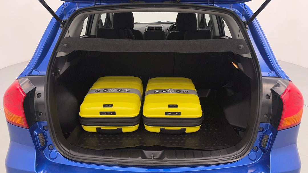 Boot Inside View with Luggage