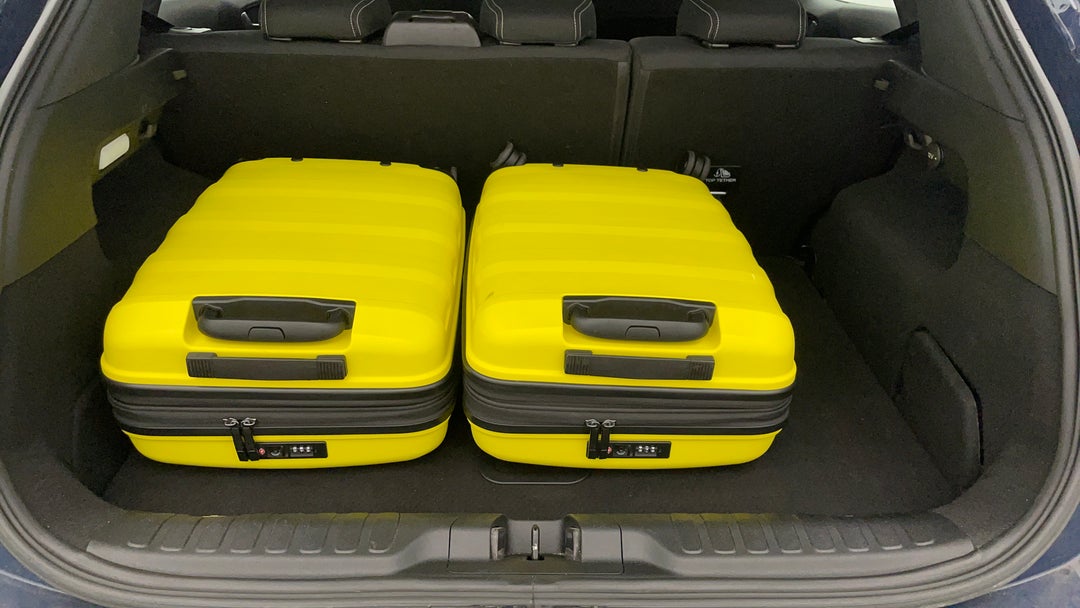Boot Inside View with Luggage
