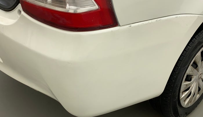 2012 Toyota Etios G, Petrol, Manual, 59,289 km, Rear bumper - Minor scratches