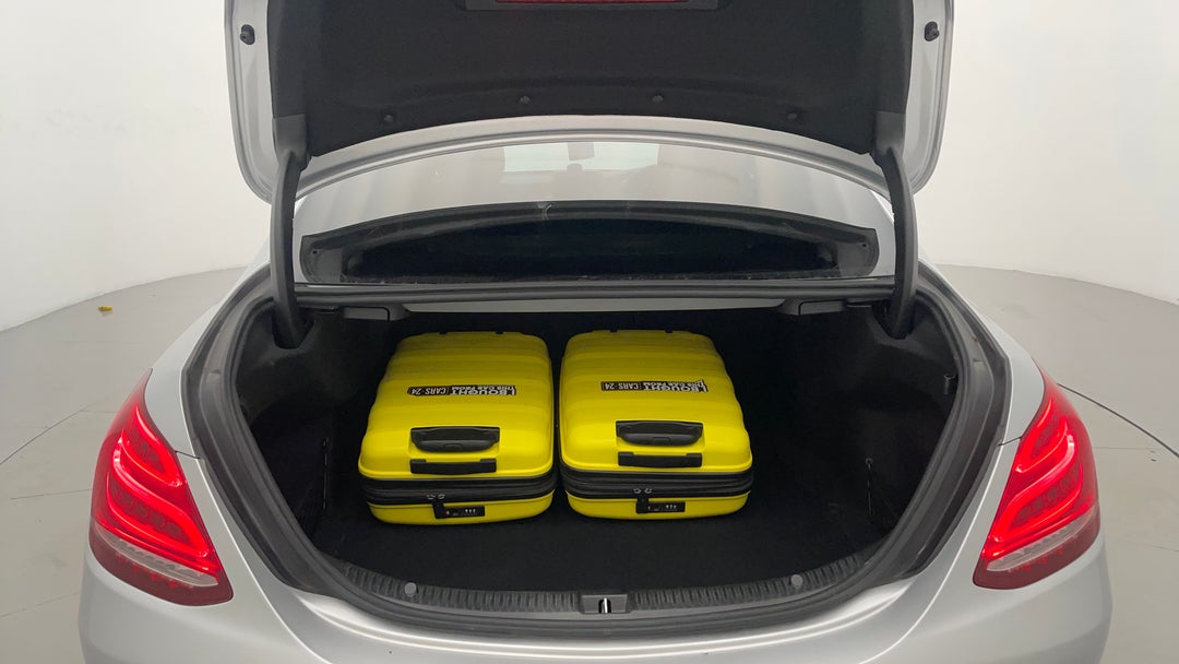 Boot Inside View with Luggage