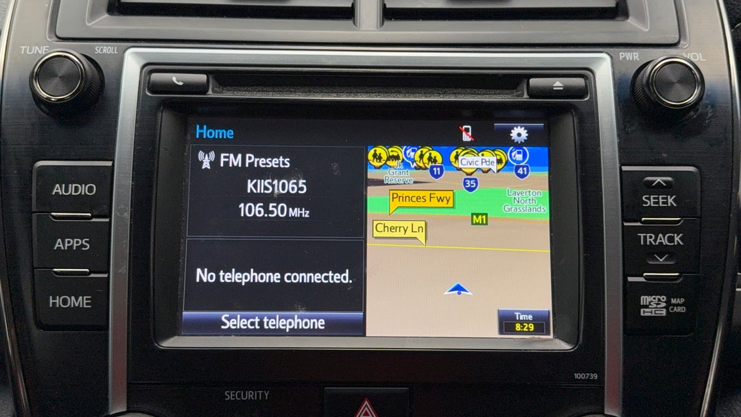 2017 Toyota Camry Altise, Automatic, 104571 km, Infotainment System