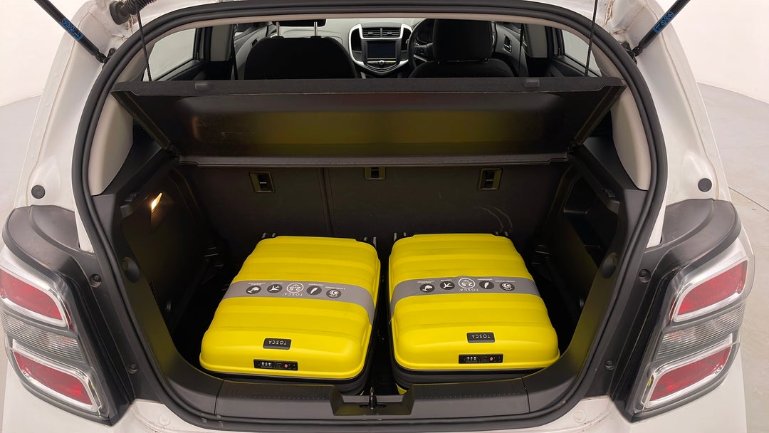 Boot Inside View with Luggage