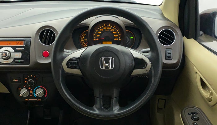 2013 Honda Amaze 1.2L I-VTEC S, Petrol, Manual, 56,021 km, Steering Wheel Close Up