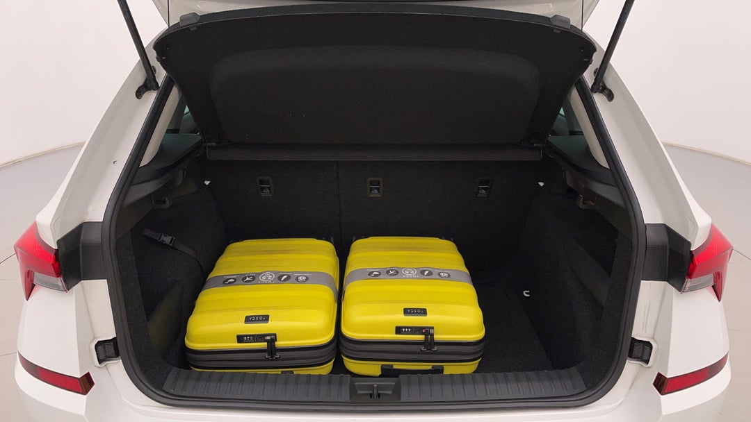 Boot Inside View with Luggage