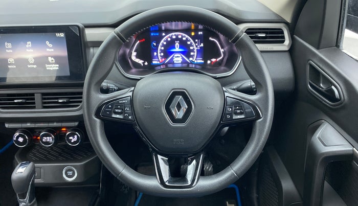 2021 Renault Kiger RXZ CVT 1.0 TURBO DUAL TONE, Petrol, Automatic, 13,505 km, Steering Wheel Close Up