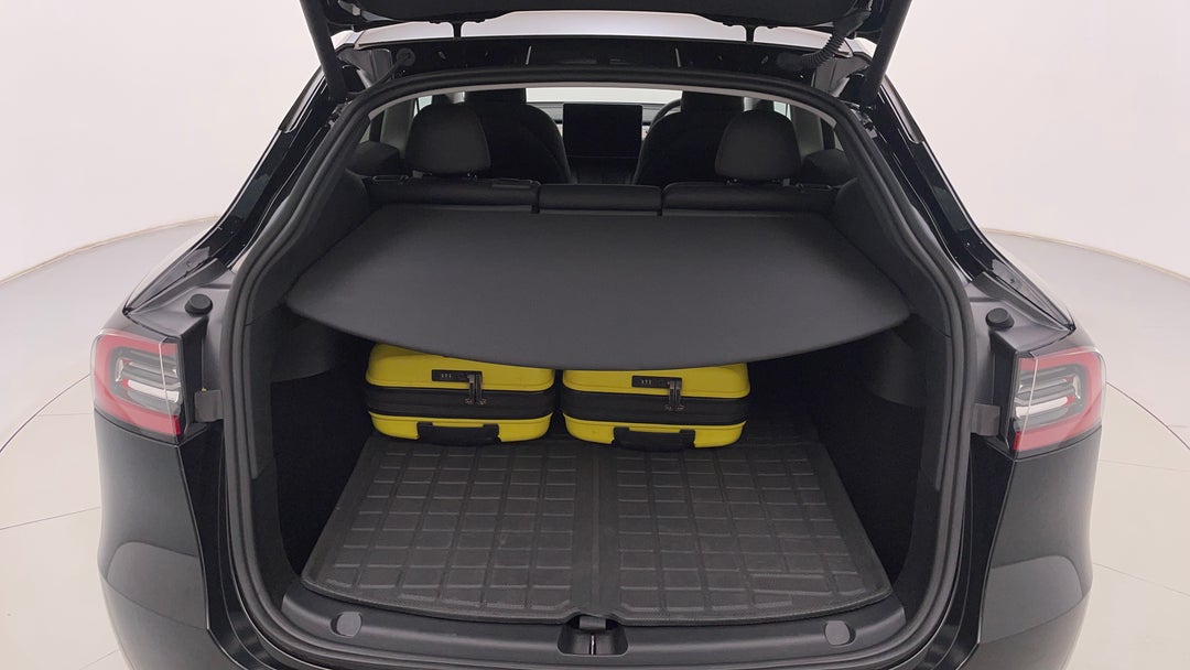 Boot Inside View with Luggage