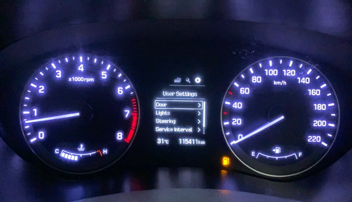2016 Hyundai Elite i20 ASTA 1.2 (O), Petrol, Manual, 1,15,411 km, Odometer Image