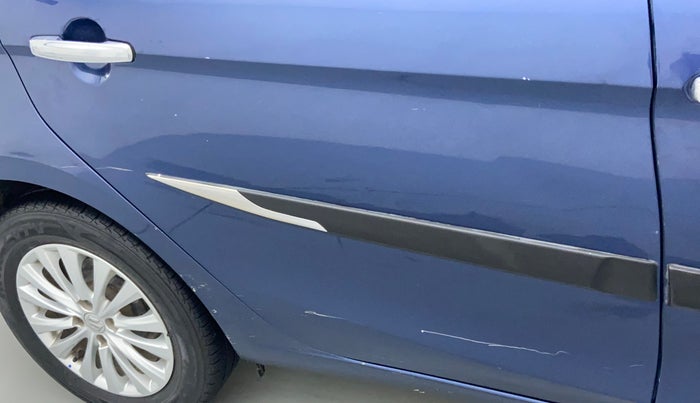 2018 Maruti Ciaz ZETA 1.4  MT PETROL, Petrol, Manual, 72,624 km, Right rear door - Slightly dented