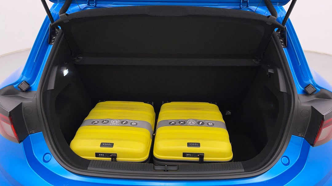 Boot Inside View with Luggage