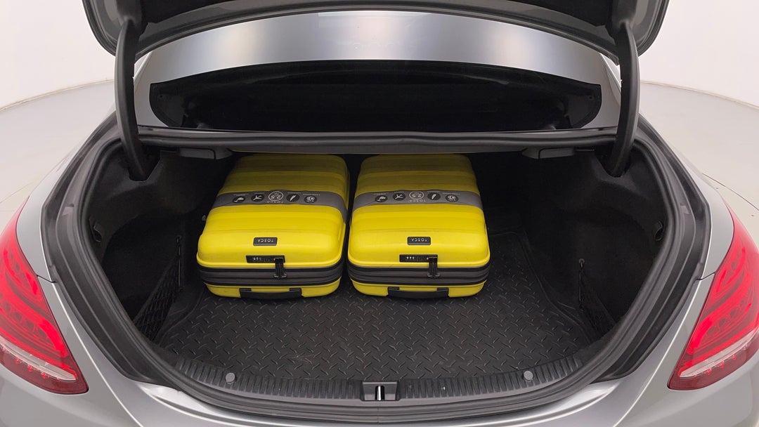 Boot Inside View with Luggage