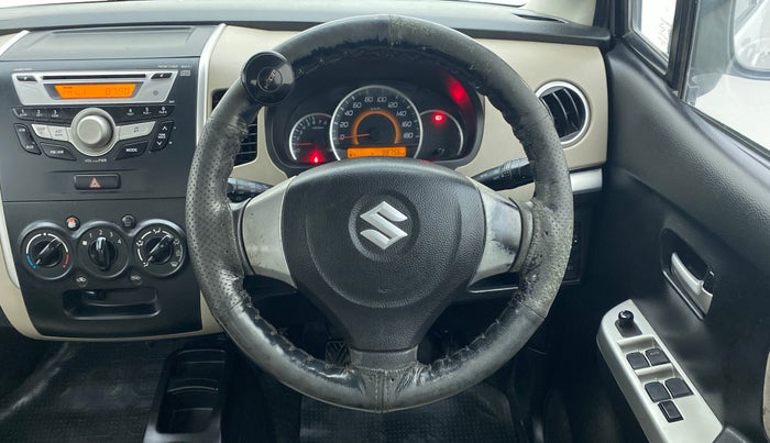 2014 Maruti Wagon R 1.0 VXI, Petrol, Manual, 98,842 km, Steering Wheel Close Up