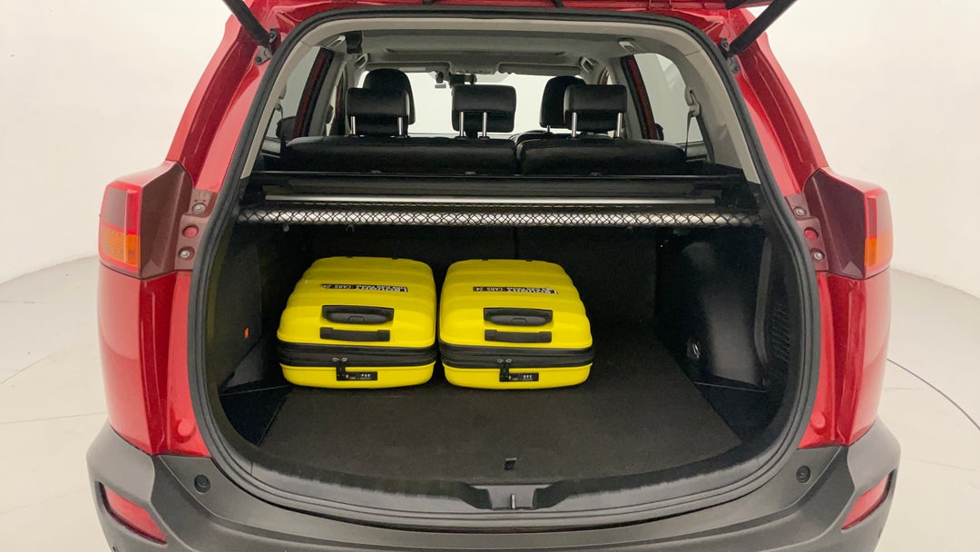 Boot Inside View with Luggage