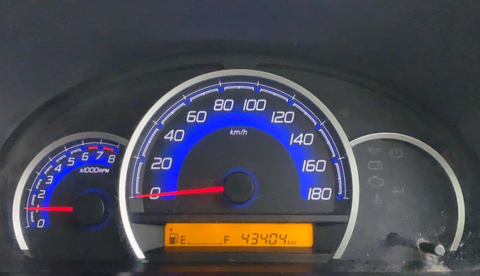 2018 Maruti Wagon R 1.0 VXI, Petrol, Manual, 43,467 km, Odometer Image