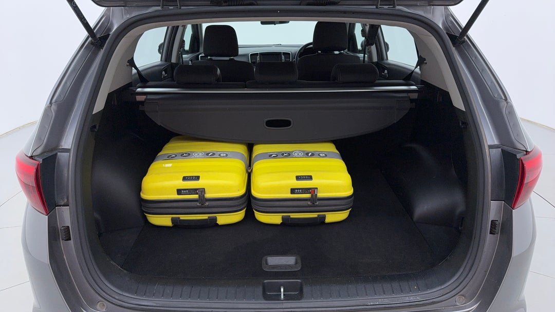 Boot Inside View with Luggage