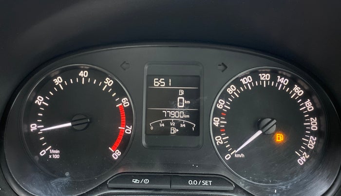 2018 Skoda Rapid STYLE 1.6 MPI, Petrol, Manual, 77,899 km, Odometer Image