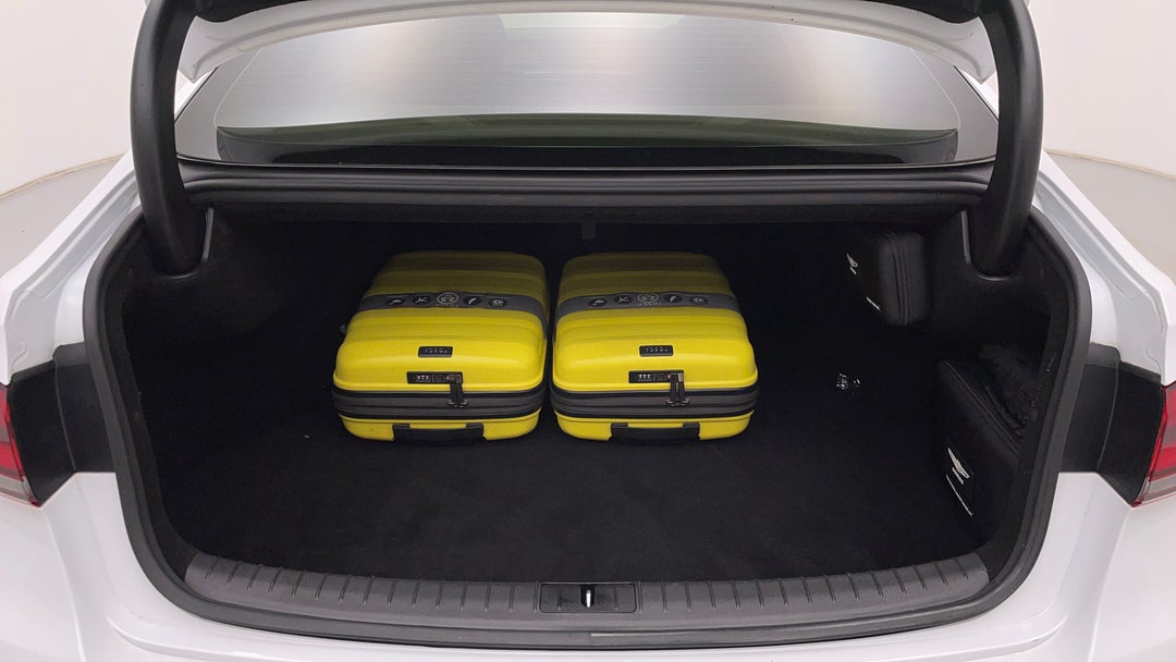 Boot Inside View with Luggage